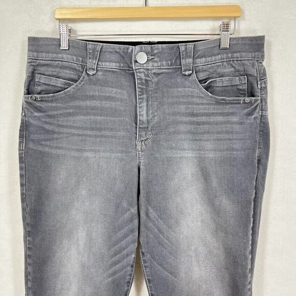 Democracy Stretch Gray Denim "Ab"solution® Jegging Size 16 - Picture 4 of 9